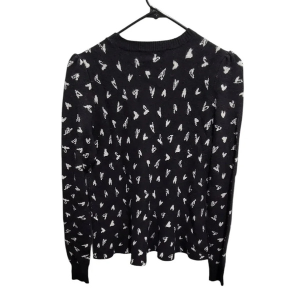 LOFT heart peplum sweater - Picture 3 of 7